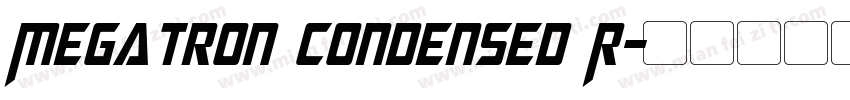 Megatron Condensed R字体转换